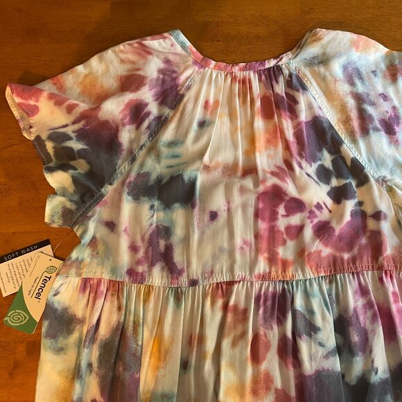 Size Large Westbound soft wash tiered dress - Picture 11 of 13